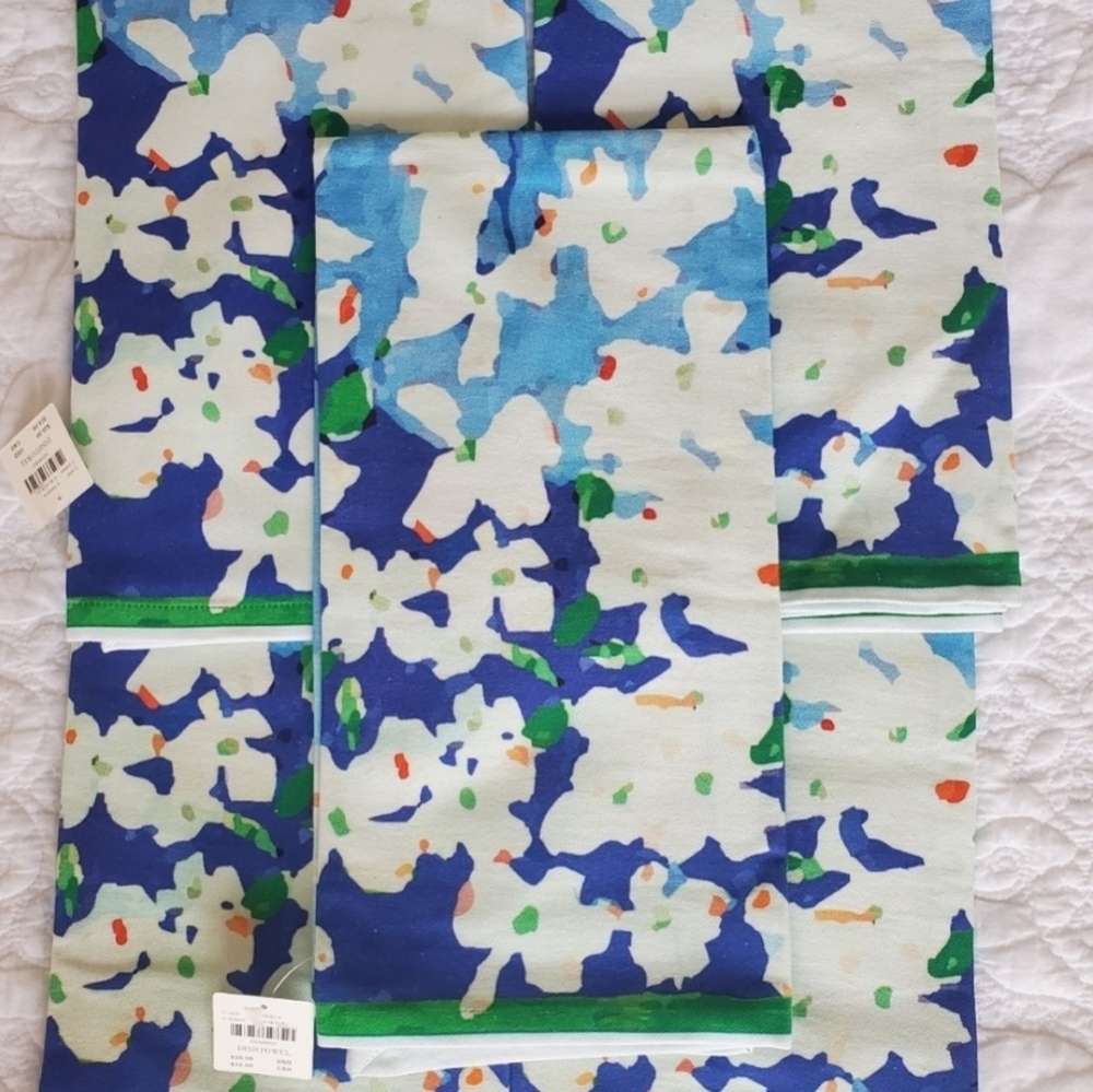 5-Perennial Dish Towels. BRAND NEW WITH TAGS